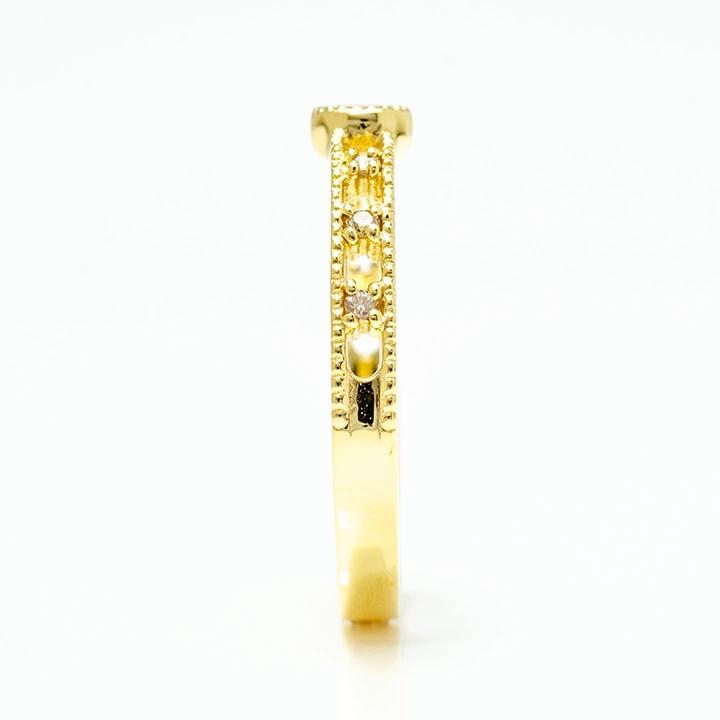 umu -アム- FINE JEWELRY STUIDIOK18 マンダリンガーネット ダイヤモンド リング 「delicatura」rg0811_y.jpg