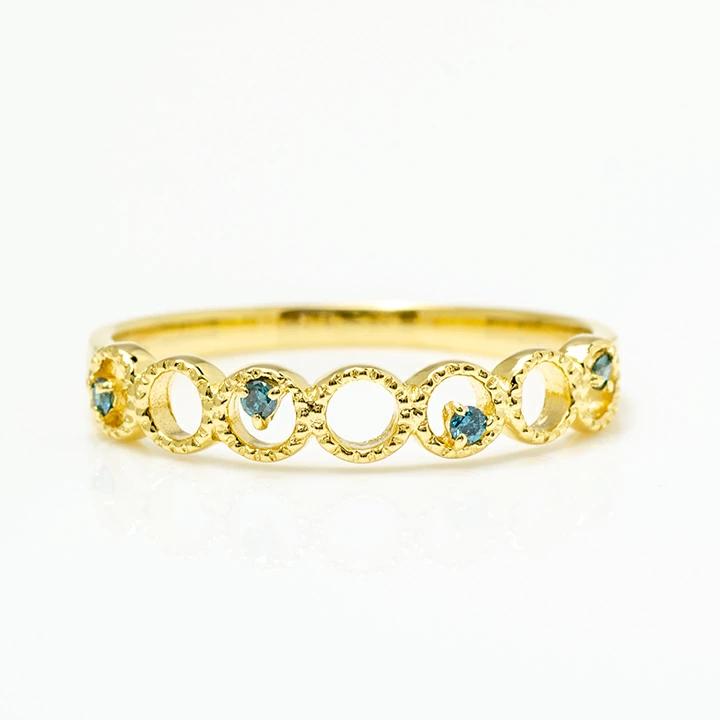 umu -アム- FINE JEWELRY STUIDIOブルーダイヤモンド リング 「diafano」rg0817_m.jpg