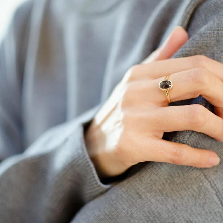 umu -アム- FINE JEWELRY STUIDIOシリマナイトキャッツアイ リング 「lince」rg0818_i3.jpg