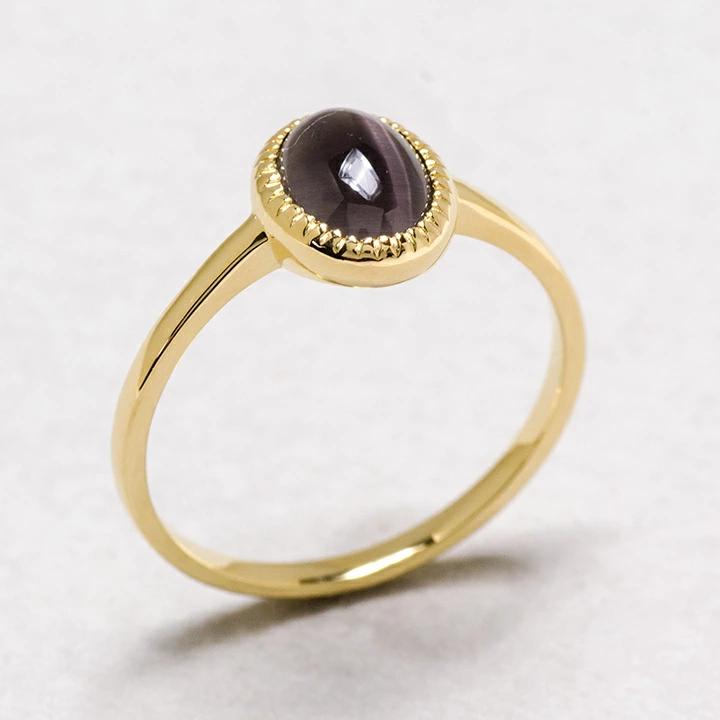 umu -アム- FINE JEWELRY STUIDIOシリマナイトキャッツアイ リング 「lince」rg0818_kanban2.jpg