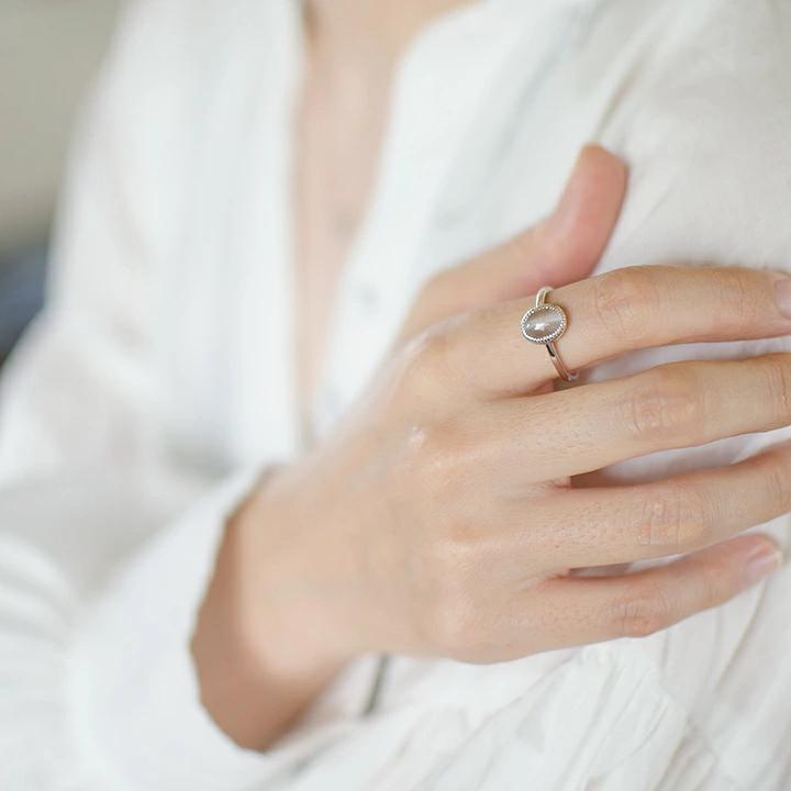 umu -アム- FINE JEWELRY STUIDIOシリマナイトキャッツアイ リング 「lince」rg0819_i3.jpg