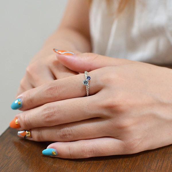 umu -アム- FINE JEWELRY STUIDIOクールカラー ダイヤモンド リング 「galassia」rg0821_i2.jpg