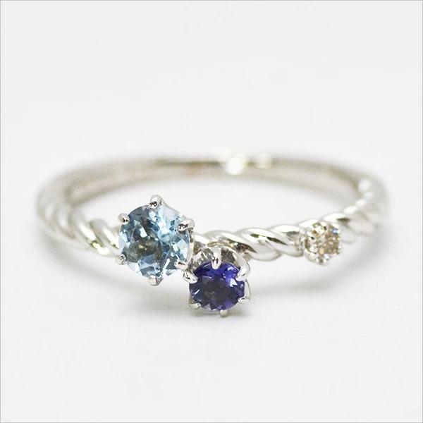 umu -アム- FINE JEWELRY STUIDIOクールカラー ダイヤモンド リング 「galassia」rg0821_m.jpg