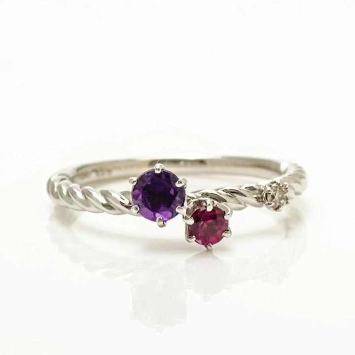 umu -アム- FINE JEWELRY STUIDIOK18 ロマンティックカラー ダイヤモンド リング 「galassia」rg0826_m.jpg