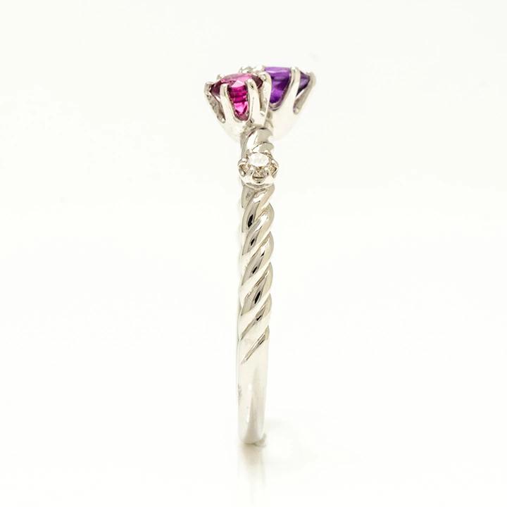 umu -アム- FINE JEWELRY STUIDIOK18 ロマンティックカラー ダイヤモンド リング 「galassia」rg0826_y.jpg