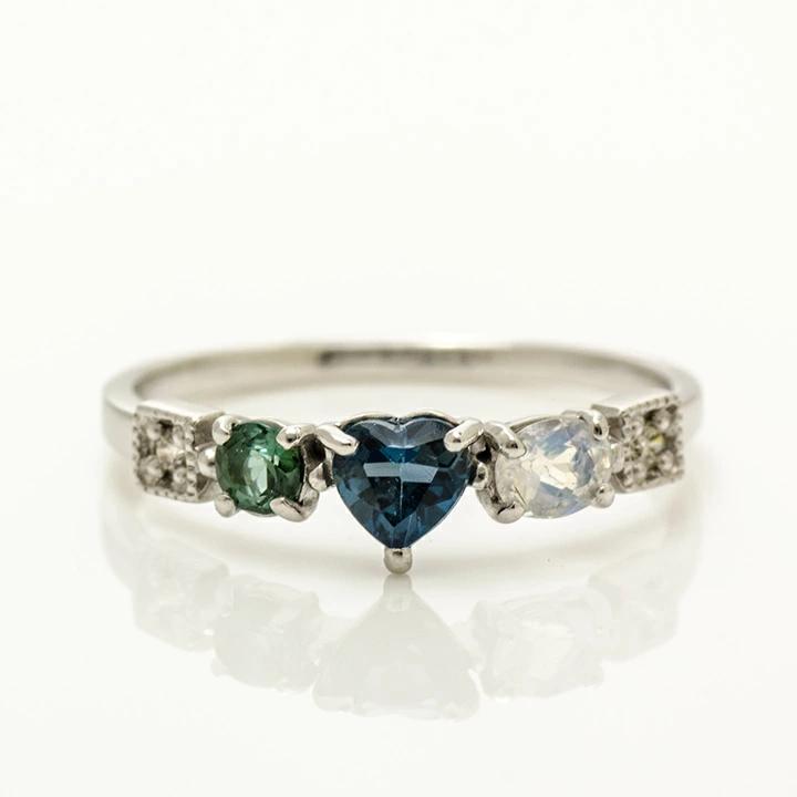 umu -アム- FINE JEWELRY STUIDIOK18 クールカラー リング 「chicca」rg0827_m.jpg