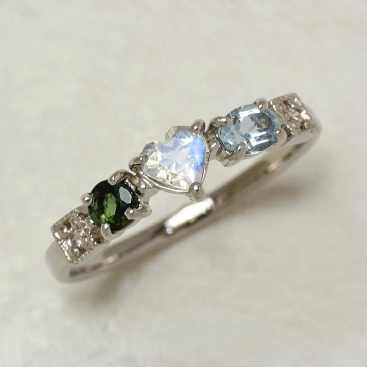 umu -アム- FINE JEWELRY STUIDIOK18 ファンタスティックカラー リング 「chicca」rg0828_kanban2.jpg