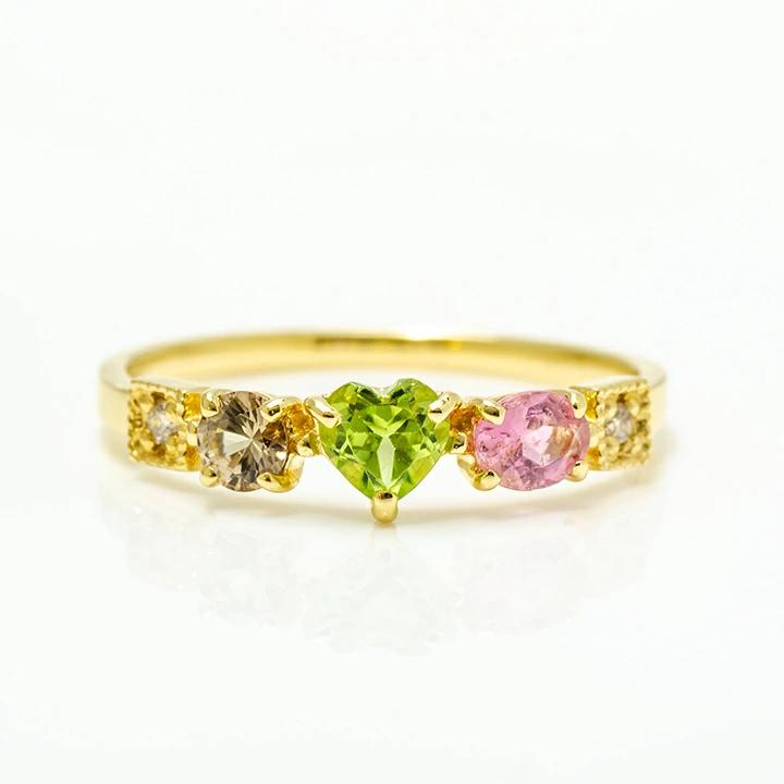 umu -アム- FINE JEWELRY STUIDIOK18 フェミニンカラー リング 「chicca」rg0830_m.jpg