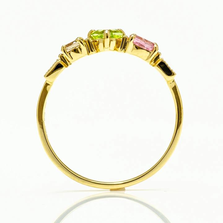 umu -アム- FINE JEWELRY STUIDIOK18 フェミニンカラー リング 「chicca」rg0830_s.jpg