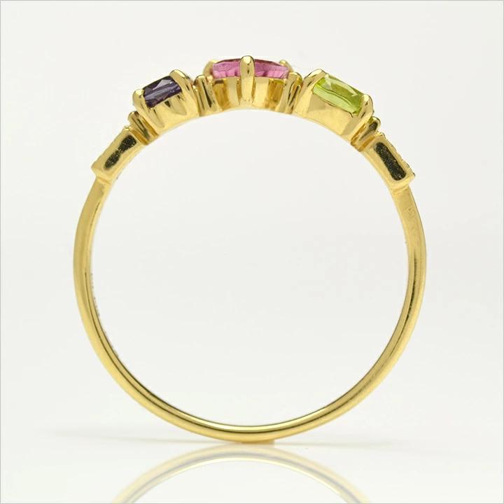 umu -アム- FINE JEWELRY STUIDIOK18 ロマンティックカラー リング 「chicca」rg0831_s.jpg