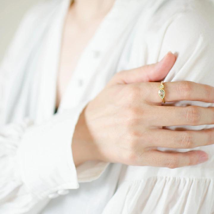 umu -アム- FINE JEWELRY STUIDIOアクアマリン ダイヤモンド リング 「pianto」rg0832_i3.jpg