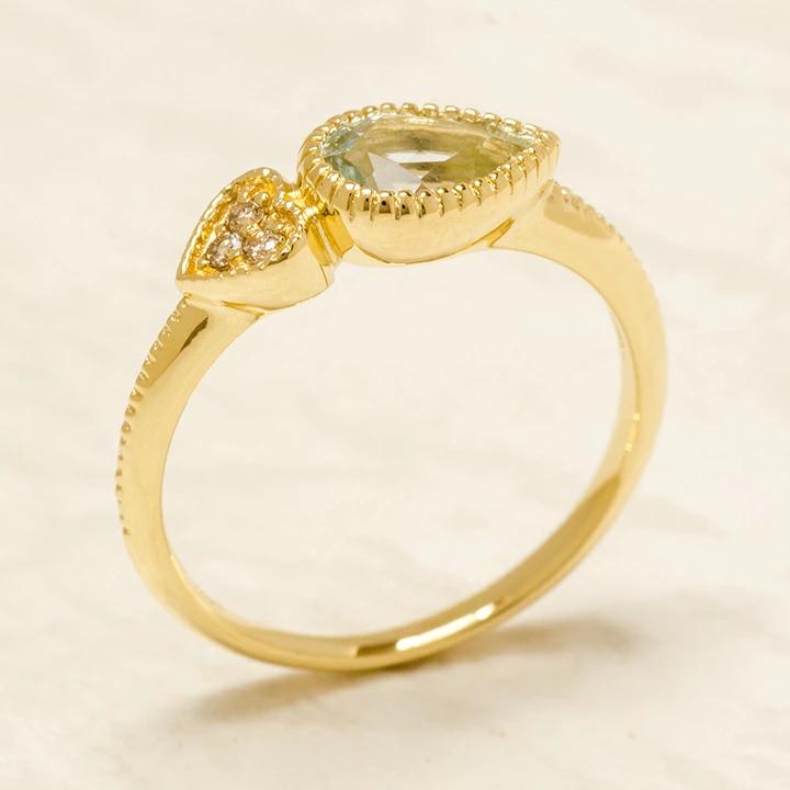 umu -アム- FINE JEWELRY STUIDIOアクアマリン ダイヤモンド リング 「pianto」rg0832_kanban2.jpg