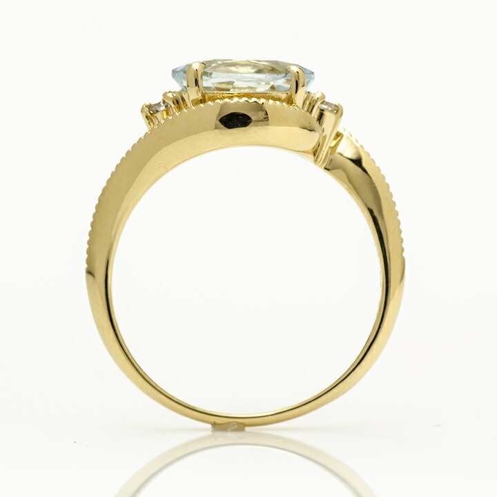 umu -アム- FINE JEWELRY STUIDIOアクアマリン ダイヤモンド リング 「pristino」rg0833_s.jpg