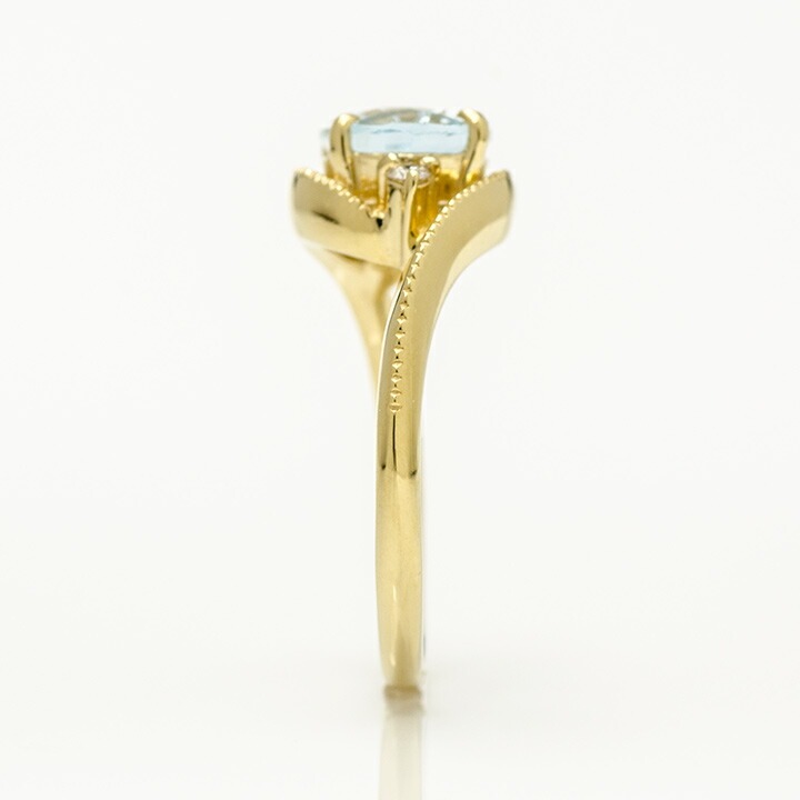 umu -アム- FINE JEWELRY STUIDIOアクアマリン ダイヤモンド リング 「pristino」rg0833_y.jpg