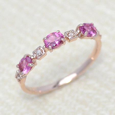 umu -アム- FINE JEWELRY STUIDIOK10 ピンクトルマリン ダイヤモンド リング 「purezza」rg0835_kanban2.jpg