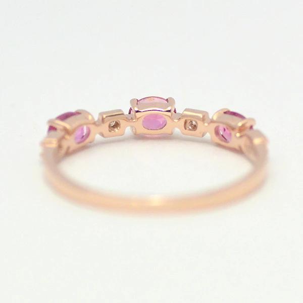 umu -アム- FINE JEWELRY STUIDIOK10 ピンクトルマリン ダイヤモンド リング 「purezza」rg0835_u.jpg