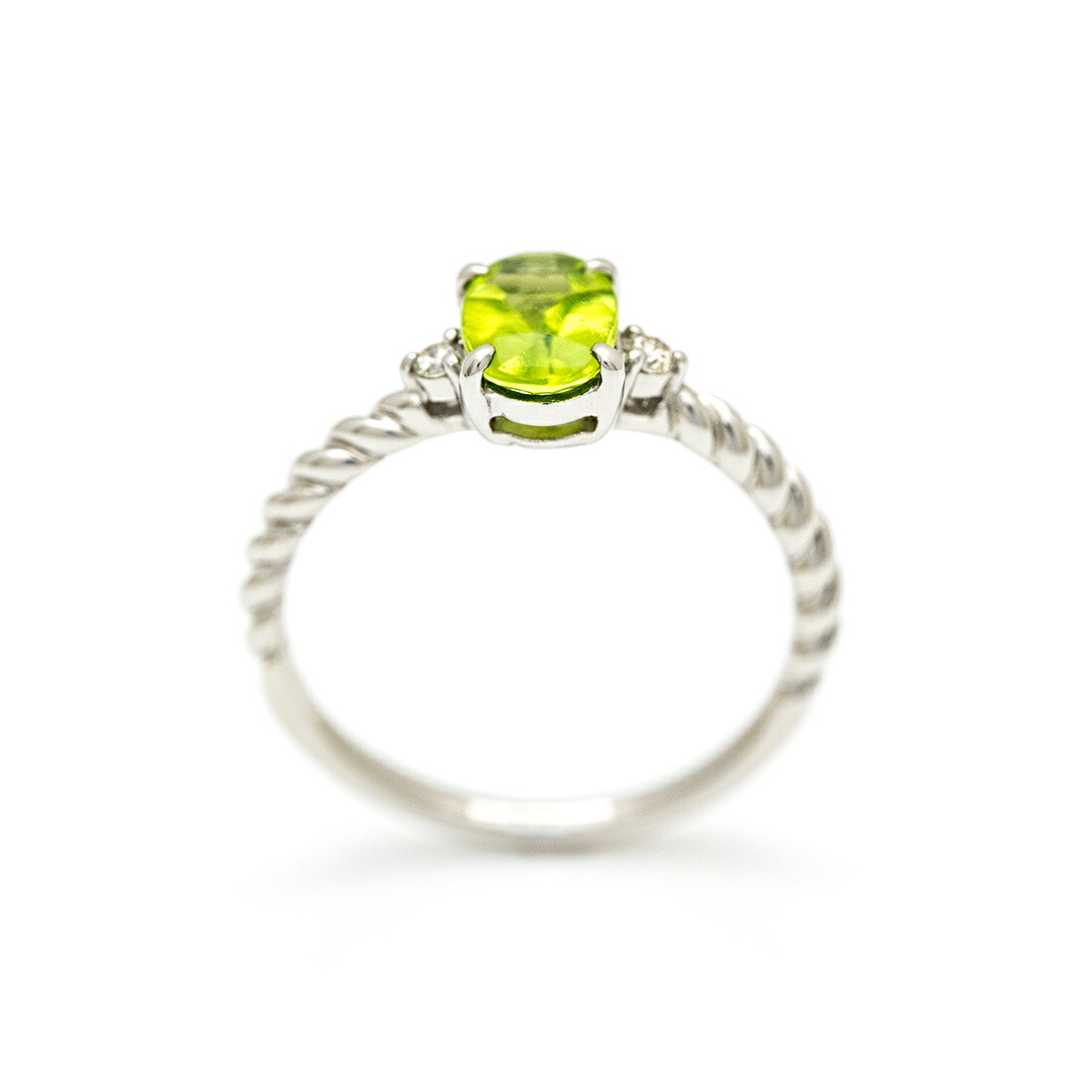 umu -アム- FINE JEWELRY STUIDIO | ペリドット ダイヤモンド リング 「gelatina」 | 画像[rg0839_s.jpg]