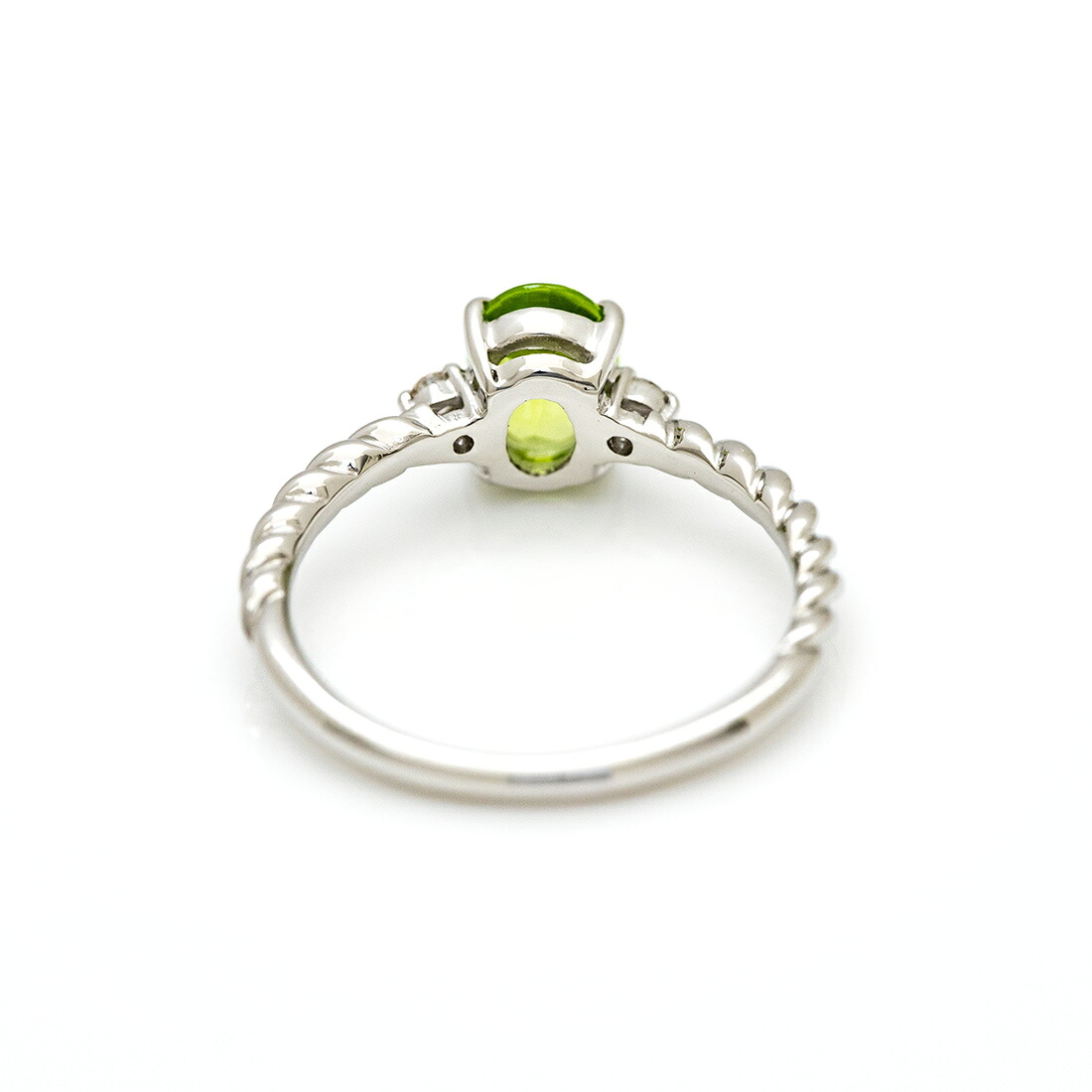 umu -アム- FINE JEWELRY STUIDIO | ペリドット ダイヤモンド リング 「gelatina」 | 画像[rg0839_u.jpg]