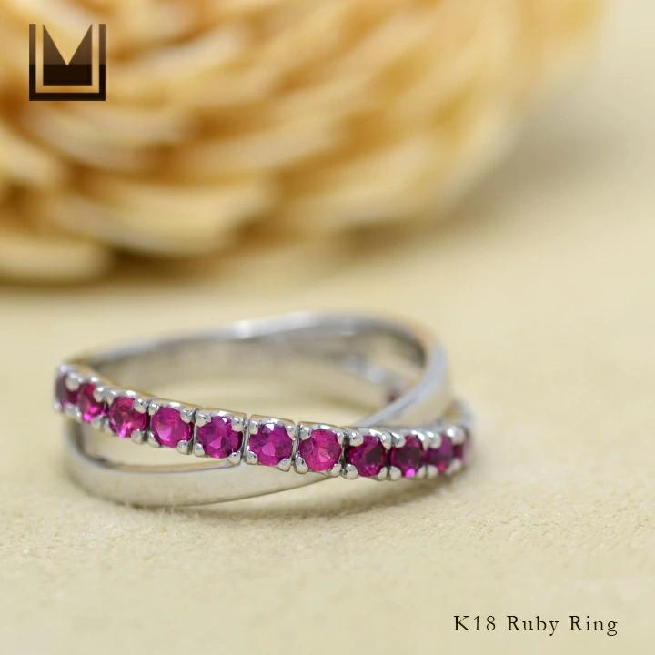 K18 ルビーリング 楽天市場】【完売致しました。】 ルビー 1.584ct 18金 K18