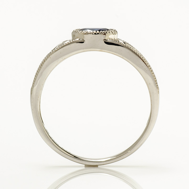 umu -アム- FINE JEWELRY STUIDIOK18 ブルーサファイア アイビーモチーフ リング 「berso」rg0858_s.jpg