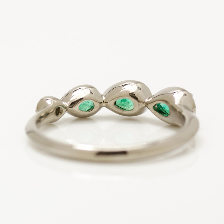 umu -アム- FINE JEWELRY STUIDIOK18 エメラルド ダイヤモンド リング 「mattino」rg0859_u.jpg