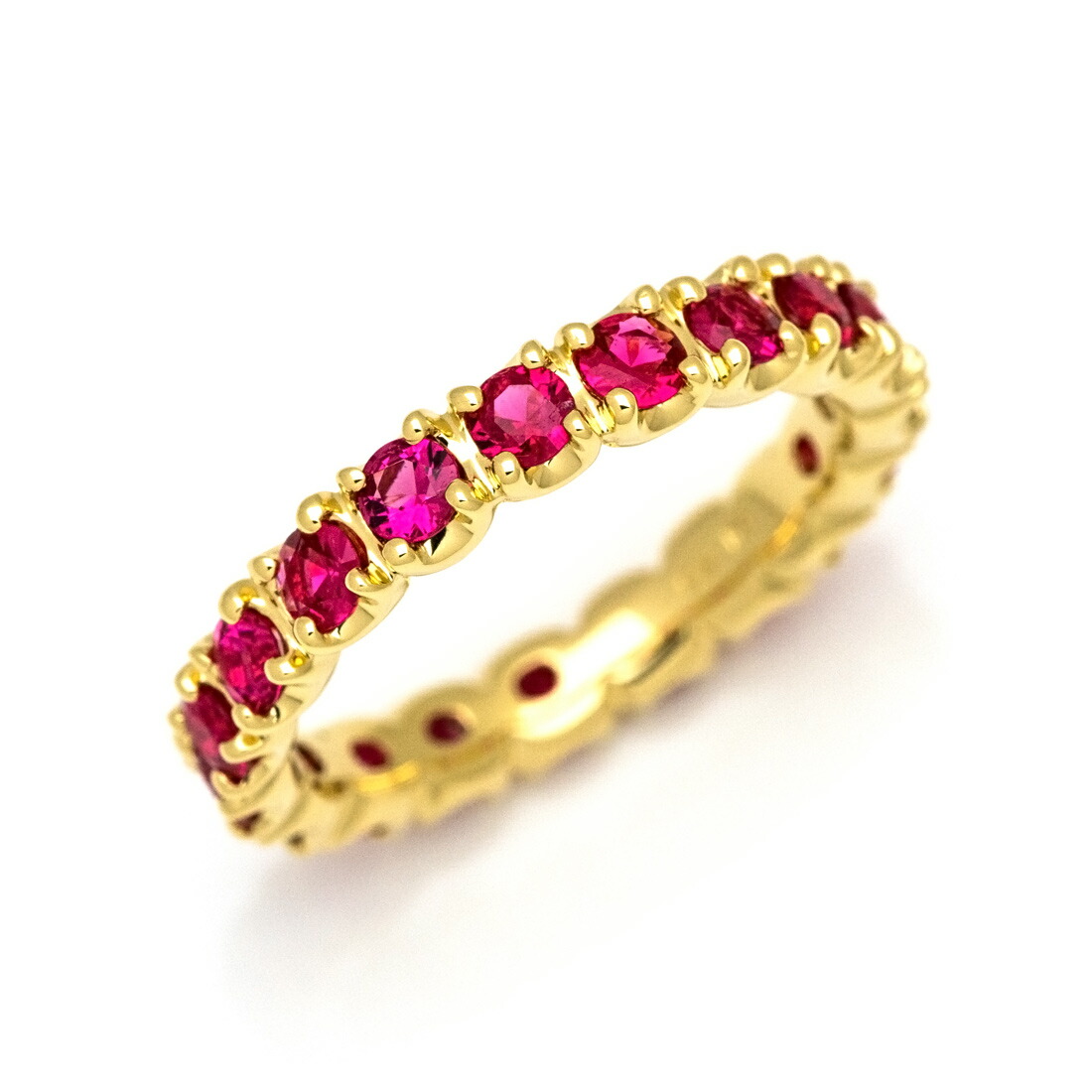 umu -アム- FINE JEWELRY STUIDIOレッドスピネル フルエタニティリングrg0864.jpg