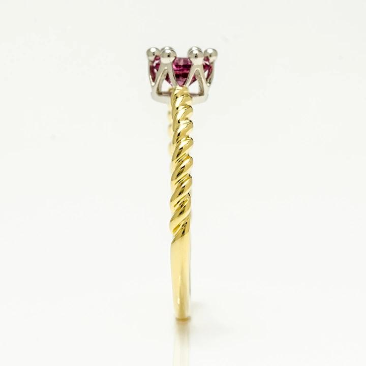 umu -アム- FINE JEWELRY STUIDIOPT900/K18 ピンクトルマリン リング 「reginetta」rg0871_y.jpg