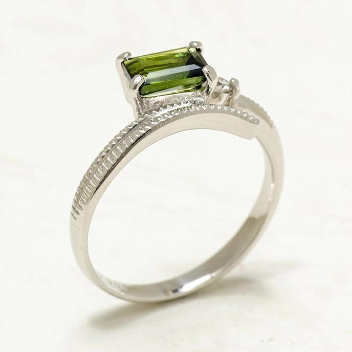 umu -アム- FINE JEWELRY STUIDIOK18 グリーントルマリン リング 「foresta」rg0874_kanban2.jpg