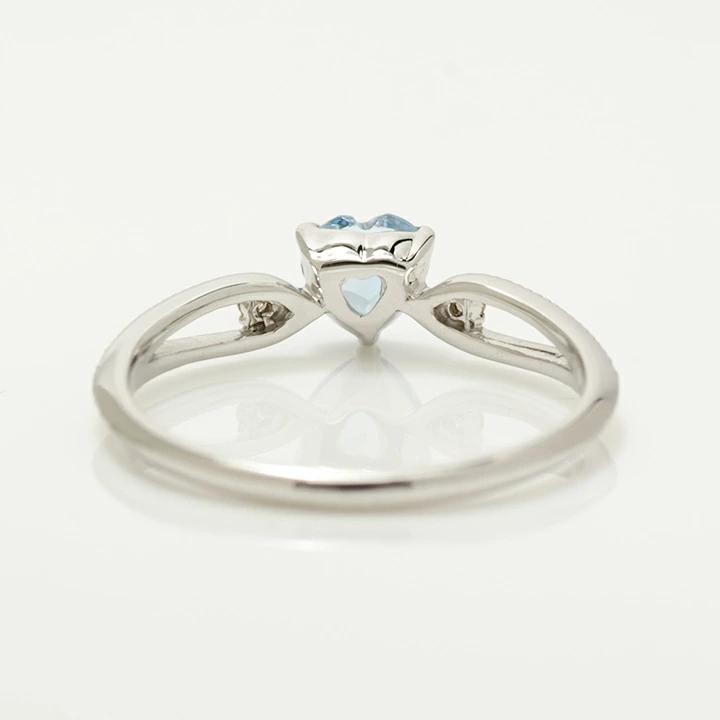 umu -アム- FINE JEWELRY STUIDIOサンタマリアアクアマリン ダイヤモンド リング 「corale」rg0875_u.jpg