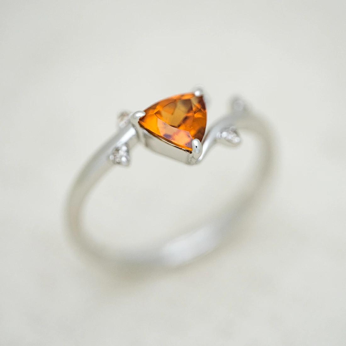 umu -アム- FINE JEWELRY STUIDIOK18 スペサタイトガーネット ダイヤモンド 「garibaldi」rg0877_kanban2.jpg