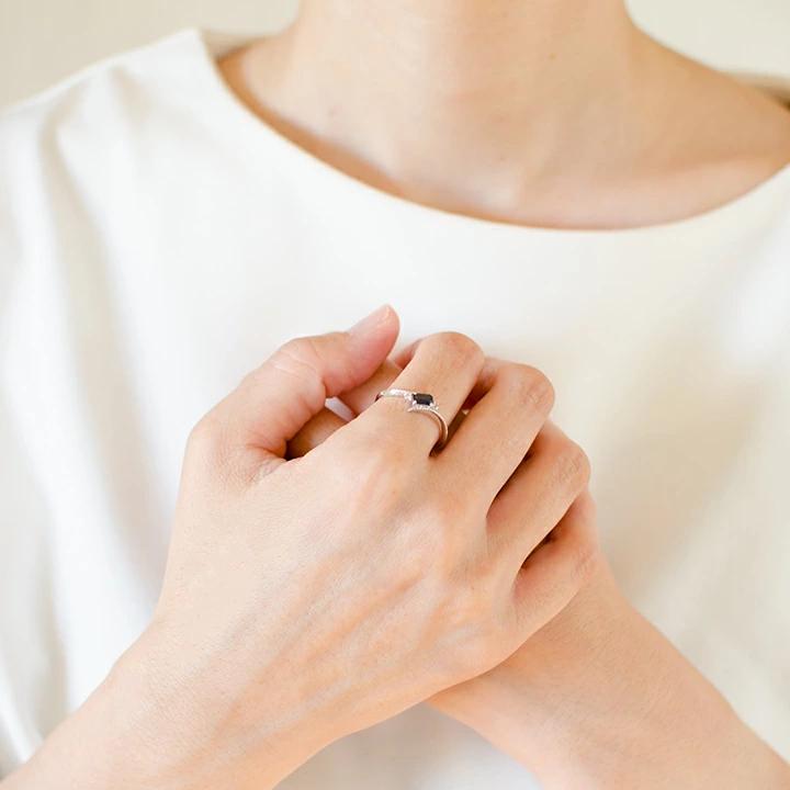 umu -アム- FINE JEWELRY STUIDIOK18 ブルーサファイア ダイヤモンド リングrg0879_i2.jpg