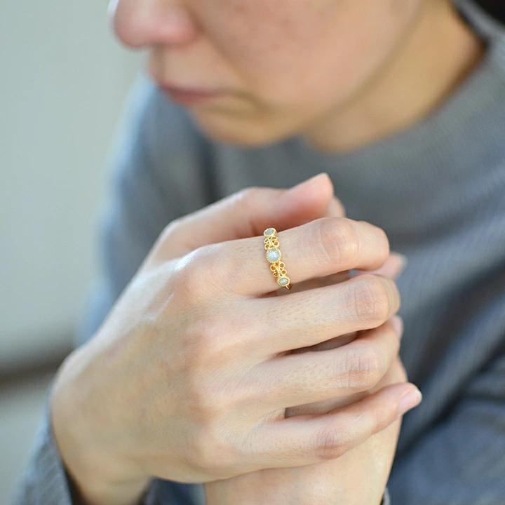 umu -アム- FINE JEWELRY STUIDIOK18 クリソベリルキャッツアイ リング 「fata」rg0880_i2.jpg