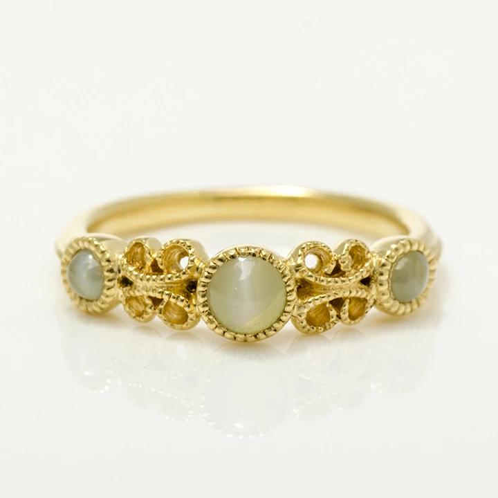 umu -アム- FINE JEWELRY STUIDIOK18 クリソベリルキャッツアイ リング 「fata」rg0880_m.jpg