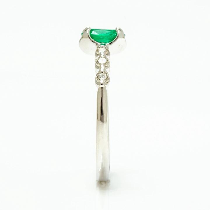 umu -アム- FINE JEWELRY STUIDIOエメラルド ダイヤモンド リング 「bellezza」rg0881_y.jpg