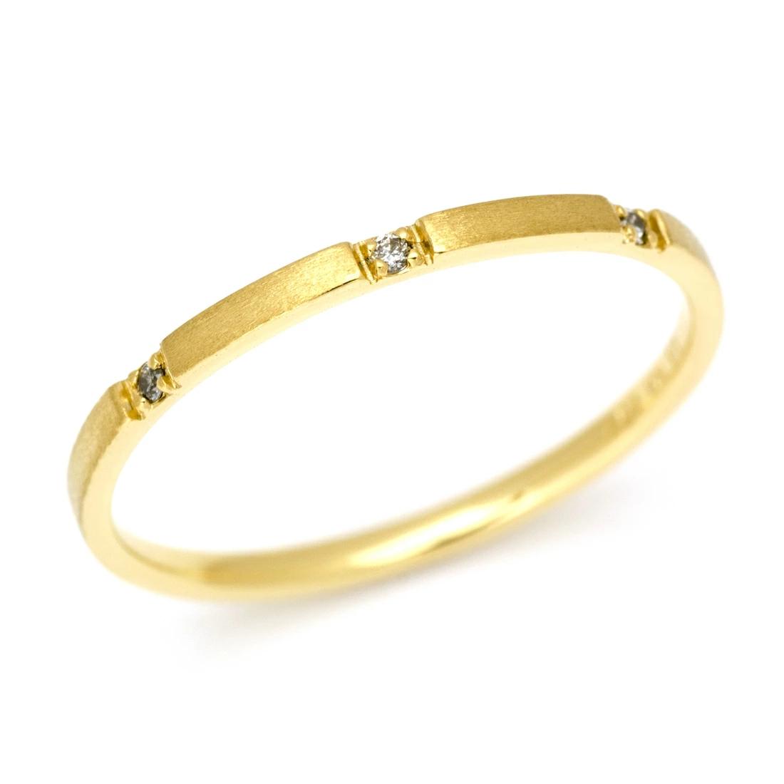 umu -アム- FINE JEWELRY STUIDIOダイヤモンド コーディネート リング 「acuto」rg0891_ygm.jpg