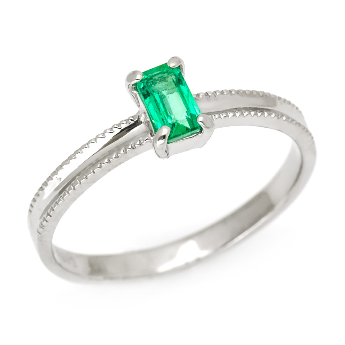 K18 エメラルド リング 「virente」[商品番号:RG0893] | umu -アム