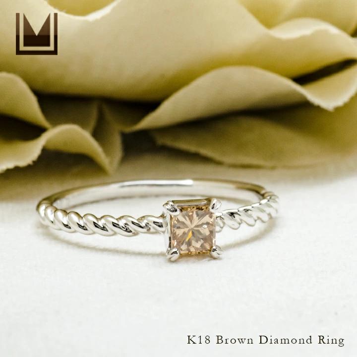 umu -アム- FINE JEWELRY STUIDIOブラウンダイヤモンド 0.3ct リング 「urbano」rg0894_1.jpg