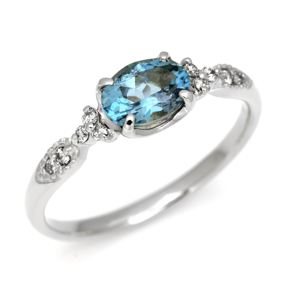 Pt カイトカット ダイヤ リング 0.25ct スター エメラルドカット ダイヤモンドリング 横向き指輪 イエローゴールド