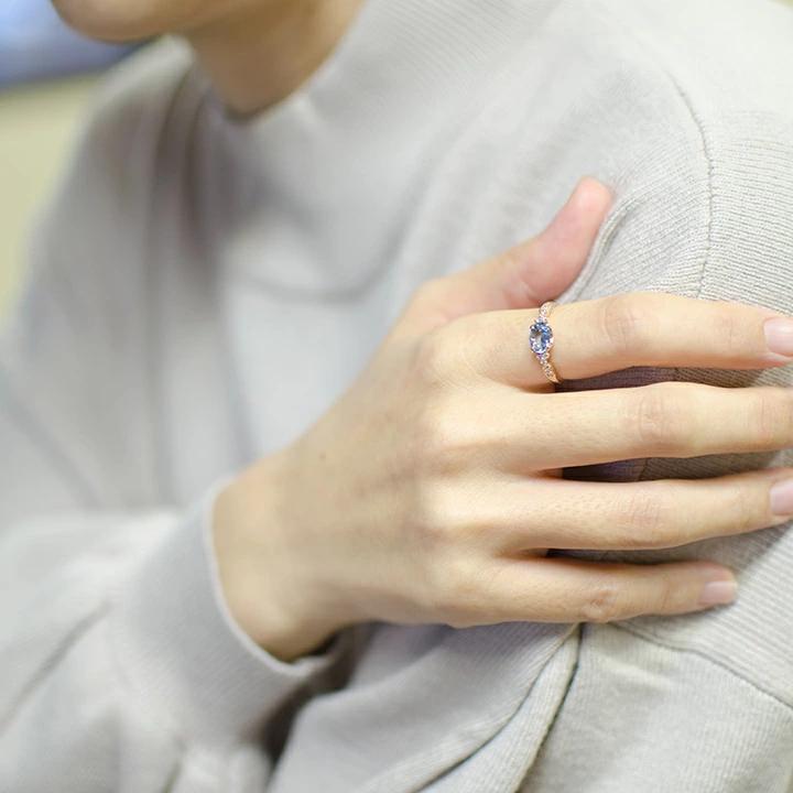 umu -アム- FINE JEWELRY STUIDIOサンタマリアアクアマリン ダイヤモンド リング 「amanza」rg0897_i3.jpg