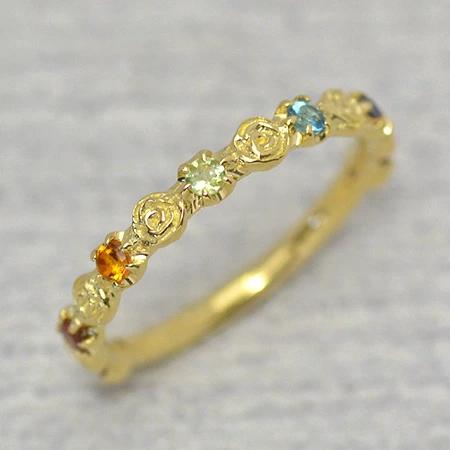 umu -アム- FINE JEWELRY STUIDIOK18 アミュレット バラモチーフ リング 「rosa」rg0901_kanban2.jpg