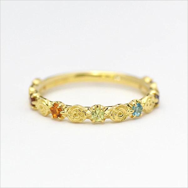 umu -アム- FINE JEWELRY STUIDIOK18 アミュレット バラモチーフ リング 「rosa」rg0901_m.jpg