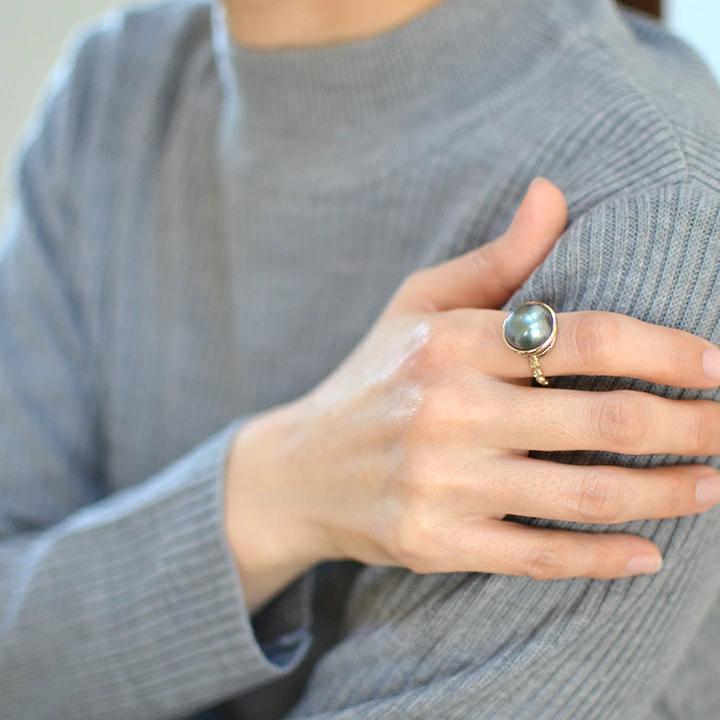umu -アム- FINE JEWELRY STUIDIOマベパール バラモチーフ リング 「rosa」rg0908_i3.jpg
