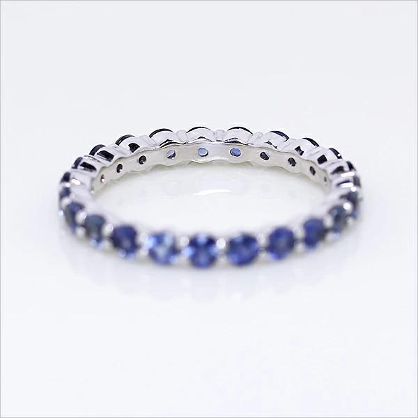 umu -アム- FINE JEWELRY STUIDIOK18 ブルーサファイア フルエタニティリングrg0921_u.jpg