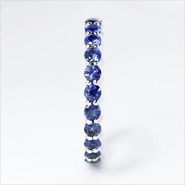 umu -アム- FINE JEWELRY STUIDIOK18 ブルーサファイア フルエタニティリングrg0921_y.jpg