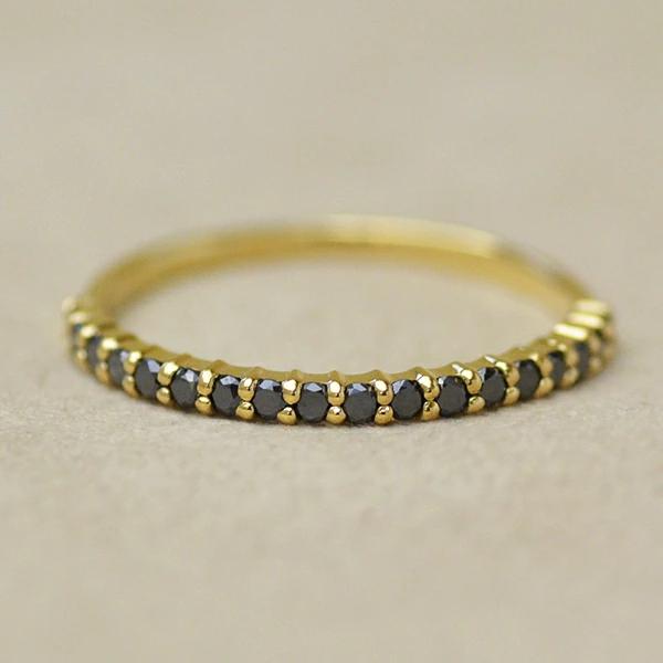 umu -アム- FINE JEWELRY STUIDIOブラックダイヤモンド エタニティ リング 「fila」rg0930_m.jpg