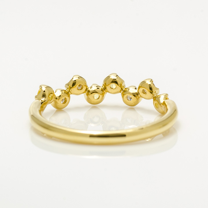 umu -アム- FINE JEWELRY STUIDIOK18 イエローサファイア ダイヤモンド リング 「stellato」rg0932_u.jpg