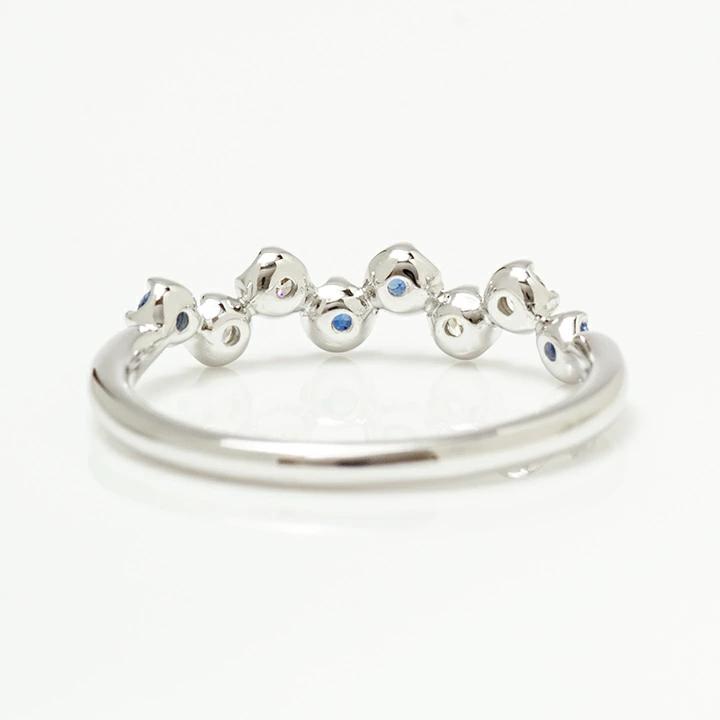 umu -アム- FINE JEWELRY STUIDIOK18 ブルーサファイア ダイヤモンド リング 「stellato」rg0933_u.jpg