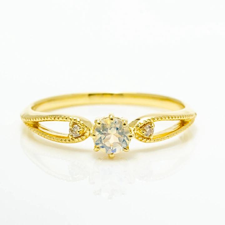 umu -アム- FINE JEWELRY STUIDIOブルームーンストーン ダイヤモンド リング 「rubacuori」rg0939_m.jpg