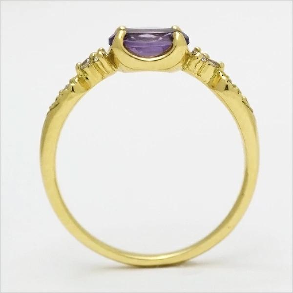 umu -アム- FINE JEWELRY STUIDIOK18 アメシスト ダイヤモンド リング 「amanza」rg0941_s.jpg