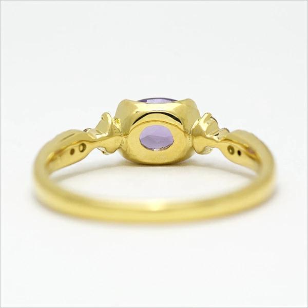 umu -アム- FINE JEWELRY STUIDIOK18 アメシスト ダイヤモンド リング 「amanza」rg0941_u.jpg